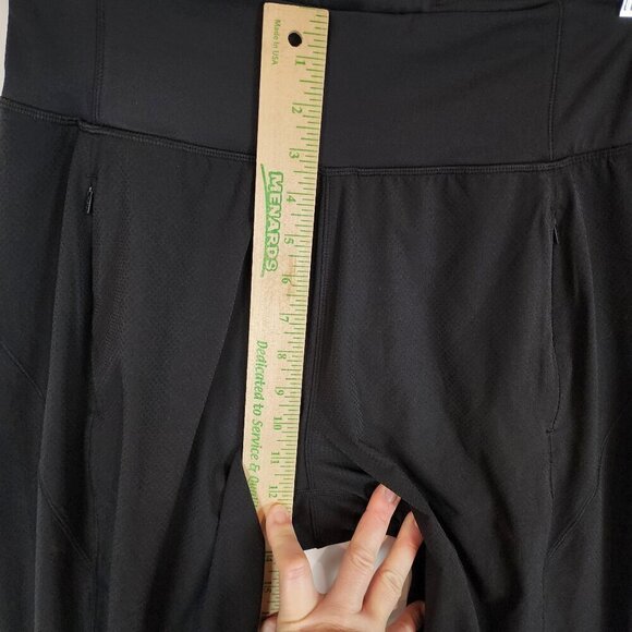 Athleta Distance Jogger Pants Activewear Black No Dig Waistband High Rise MEDIUM - Picture 12 of 13